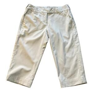 Oakley Golf Cropped Pants Womens Size 6 Beige Performance Capri Stretch